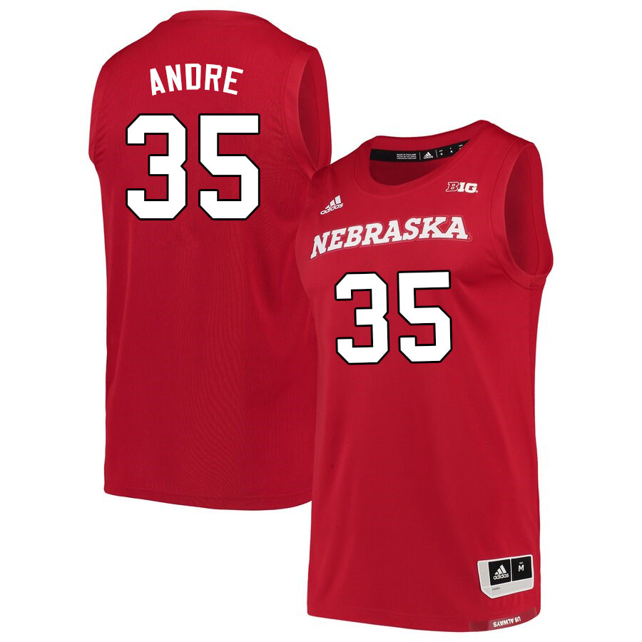 Men #35 Eduardo Andre Nebraska Cornhuskers College Basketball Jerseys Sale-Scarlet